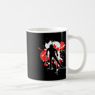 Canada Flag Biathlonist - Canadian Biathlon 1 Coffee Mug