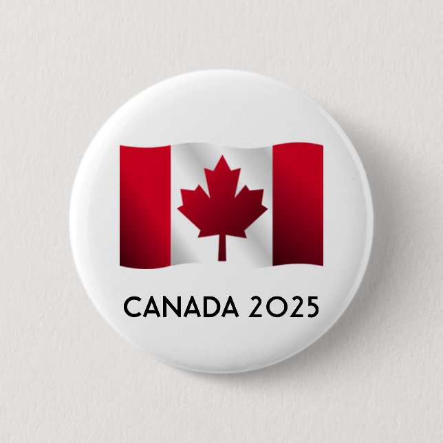 Canada Flag Button 2025 (Front)