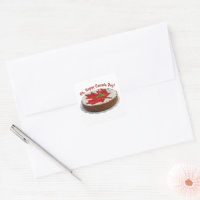 Canada Flag Cake Maple Leaf