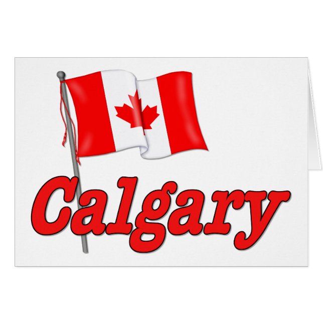 Canada Flag - Calgary (Front Horizontal)