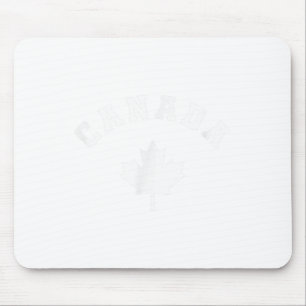 Canada Flag Canadian Vacation Fishing Hiking Skiin Mouse Pad