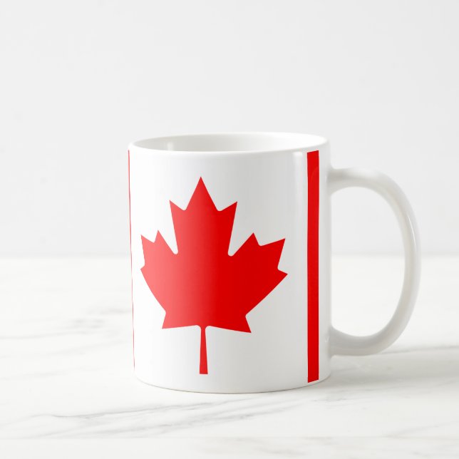 Canada Flag Ceramic Mug (Right)