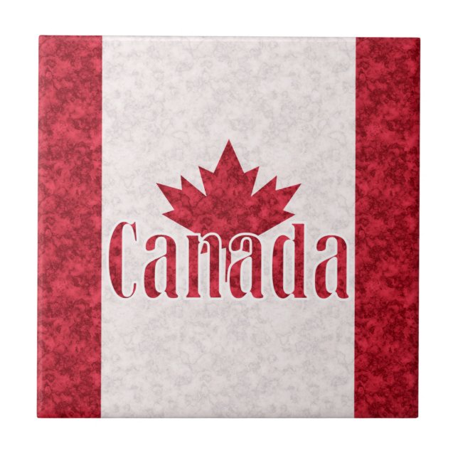Canada, flag ceramic tile (Front)