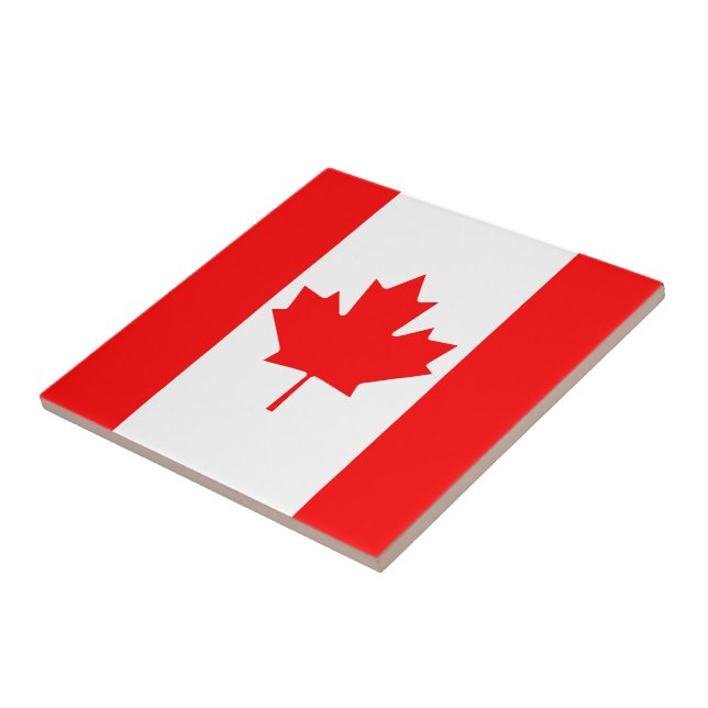 Canada Flag Ceramic Tile (Side)