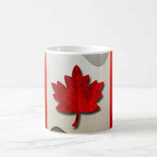 Canada Flag-Chrome by Shirley Taylor Coffee Mug