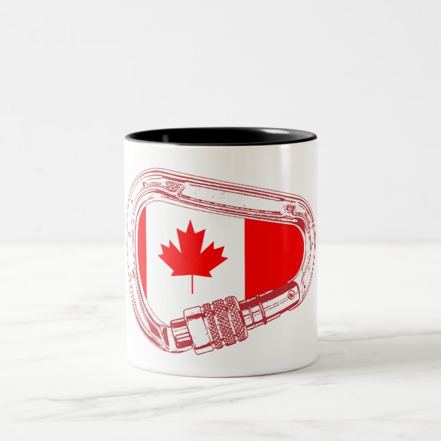 Canada Flag Climbing Carabiner Mug (Center)