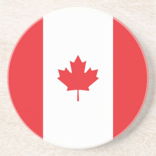 Canada flag coaster
