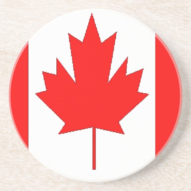 Canada flag coaster (Front)