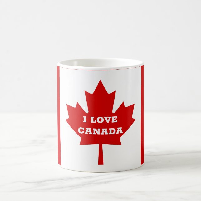 Canada Flag Coffee Mug (Center)