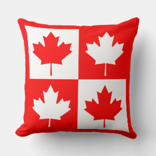 Canada flag cushion