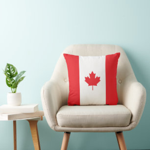 Canada flag cushion