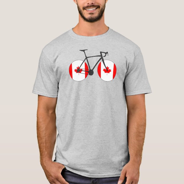 Canada Flag Cycling T-Shirt (Front)