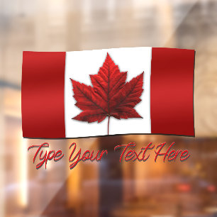 Canada Flag Decal Canada Maple Leaf Window Cling