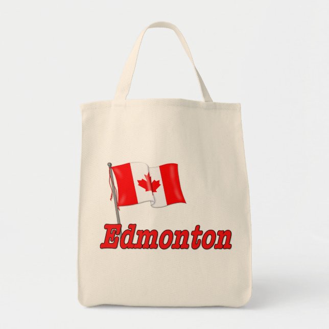 Canada Flag - Edmonton Tote Bag (Front)