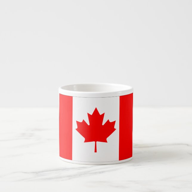 Canada Flag Espresso Cup (Front)