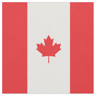 Canada flag fabric