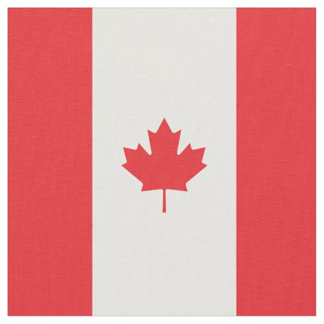 Canada flag fabric (Close Up)