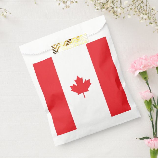 Canada flag favour bag (Sealed)