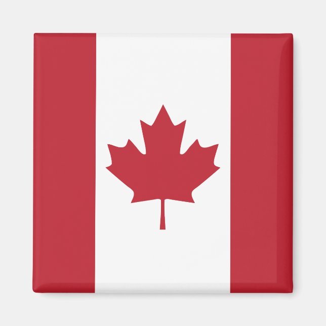 Canada Flag Fridge Magnet (Front)
