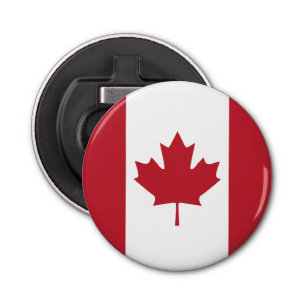 Canada Flag Fridge Magnet Bottle Opener