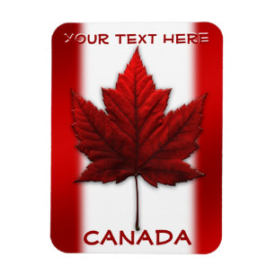 Canada Flag Fridge Magnet Custom Canada Magnets