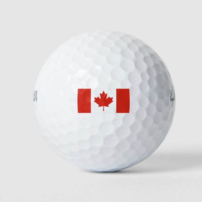 Canada Flag Golf Balls (Front)