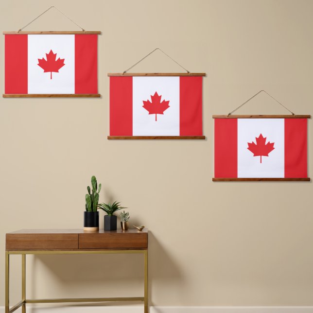 Canada flag hanging tapestry (Asymmetrical)
