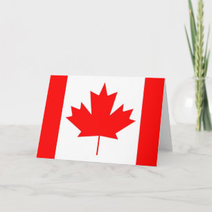 Canada flag, Happy Canada Day Card