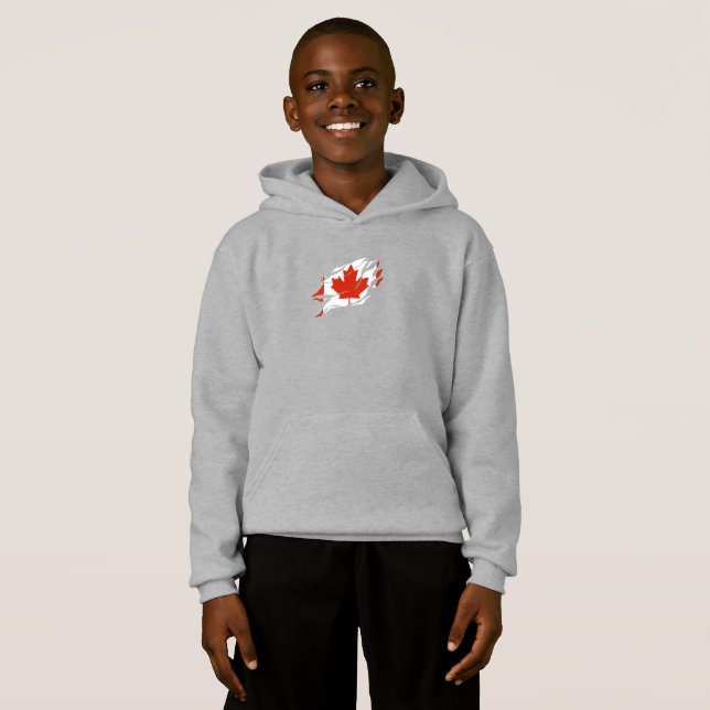 CANADA Flag Inside Me, Canadian inside Claw Mark (Front Full)