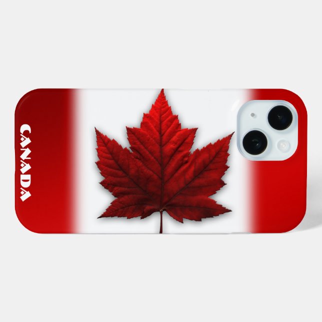 Canada Flag iPhone Cases Canada Mobile Cases (Back (Horizontal))