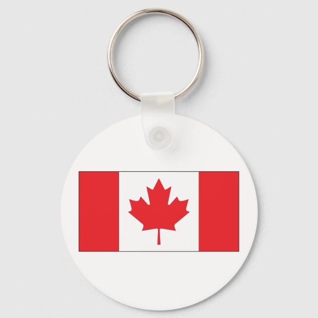 Canada Flag Key Ring (Front)