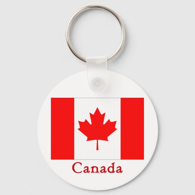 Canada Flag Key Ring (Front)