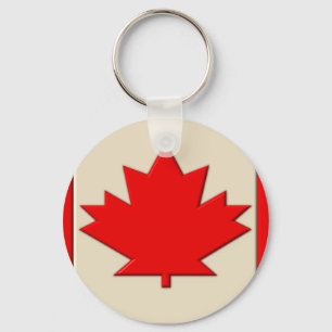 Canada Flag Key Ring