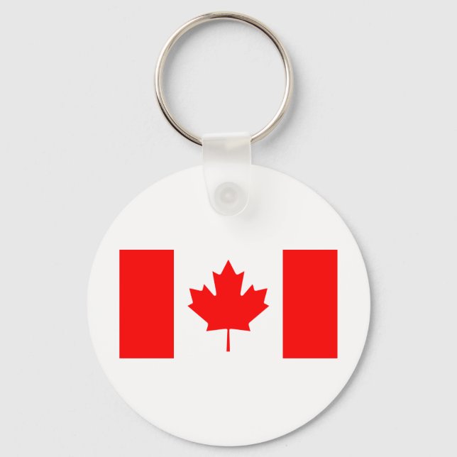 Canada Flag Key Ring (Front)