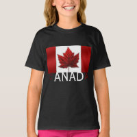 Canada Flag Kid's T-Shirt Canada Eco-Friendly Gift