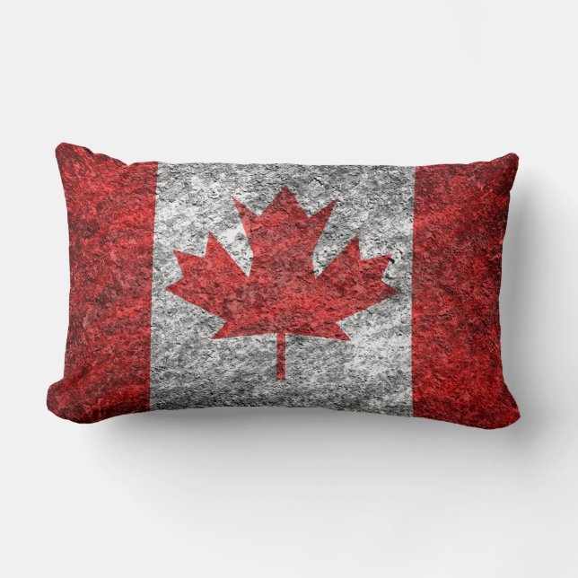 Canada Flag Lumbar Cushion (Front)