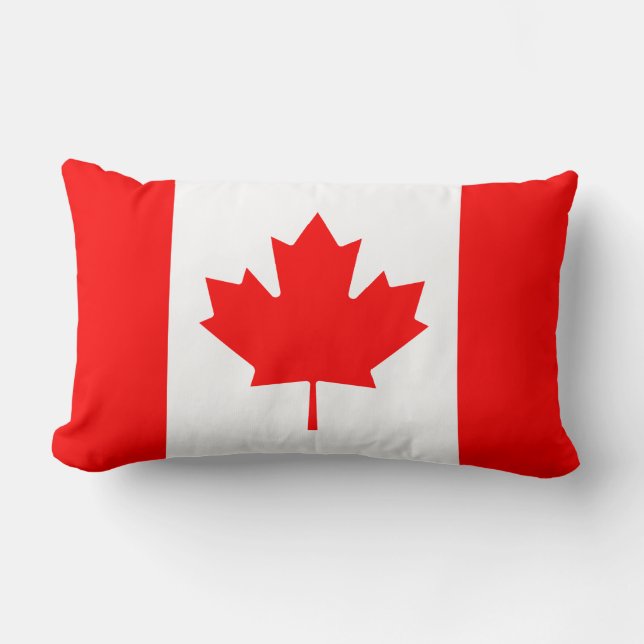 Canada flag lumbar cushion (Front)
