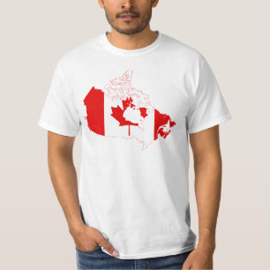 Canada Flag map CA T-Shirt