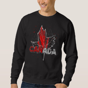 Canada Flag Maple Leaf Canadian Symbol Country Can Sweatshirt
