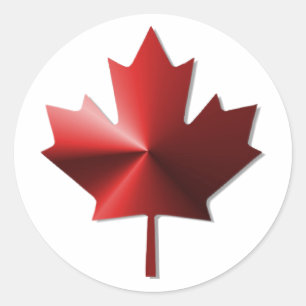 Canada Flag Maple Leaf Stickers