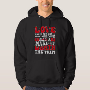 Canada Flag Men & Women Cute Til Canadians Hoodie