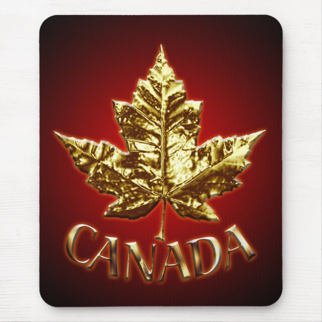 Canada Flag Mousepad Canada Maple Leaf Mousepad (Front)