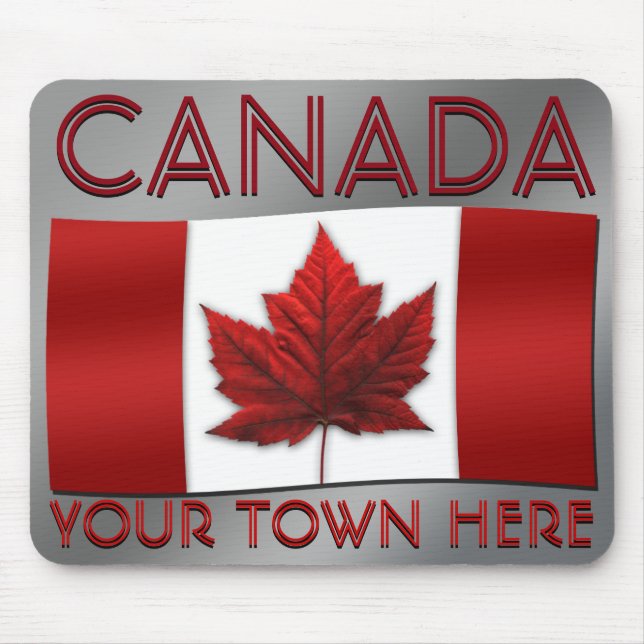 Canada Flag Mousepad Canada Maple Leaf Mousepad (Front)