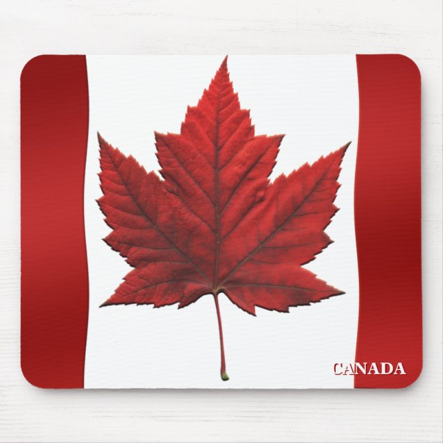 Canada Flag Mousepad Canada Maple Leaf Mousepad (Front)