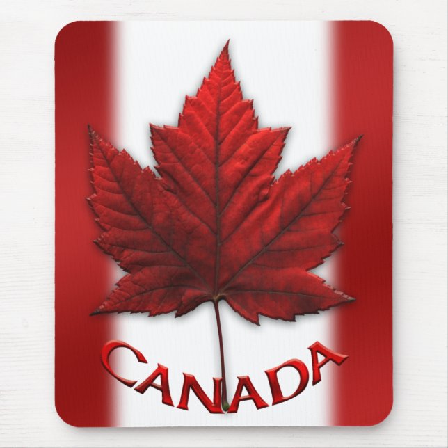 Canada Flag Mousepad Canada Maple Leaf Mousepad (Front)