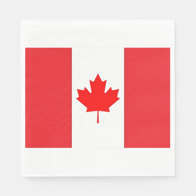 Canada Flag Napkin (Front)
