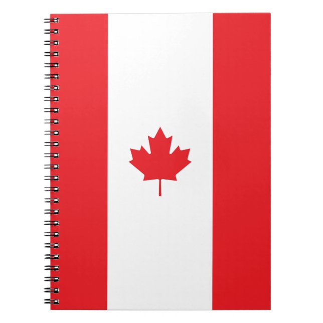 Canada flag notebook (Front)