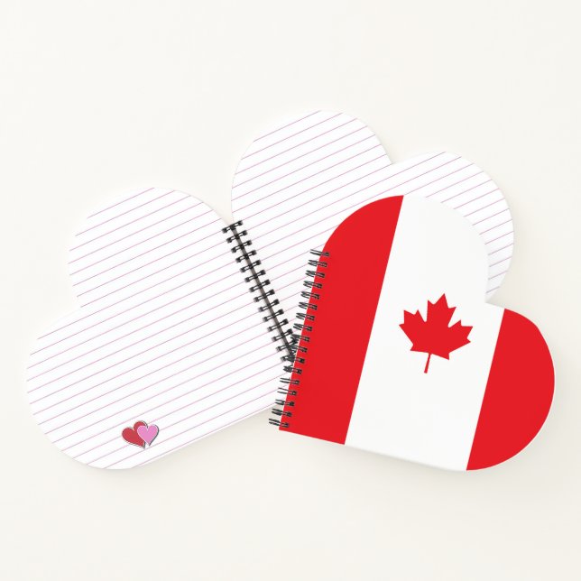 Canada flag notebook (Inside)
