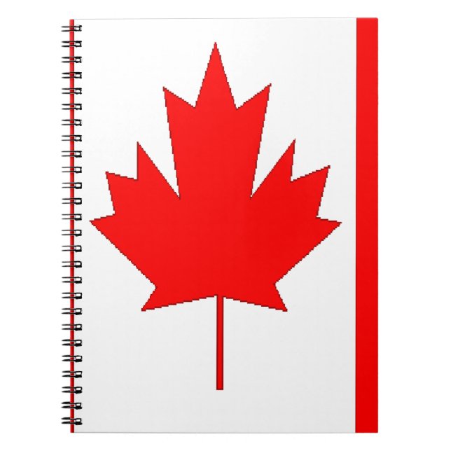 Canada flag notebook (Front)
