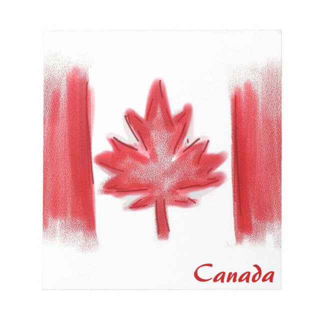 Canada flag notepad (Front)